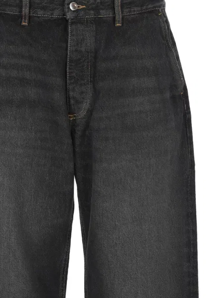 Široke traperice Icon Denim crna