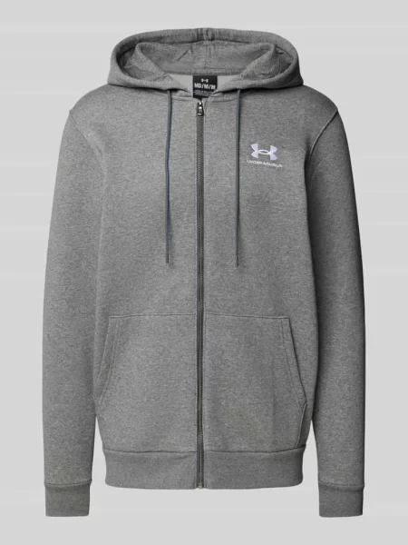 Under Armour bluza z kapturem gładka szary