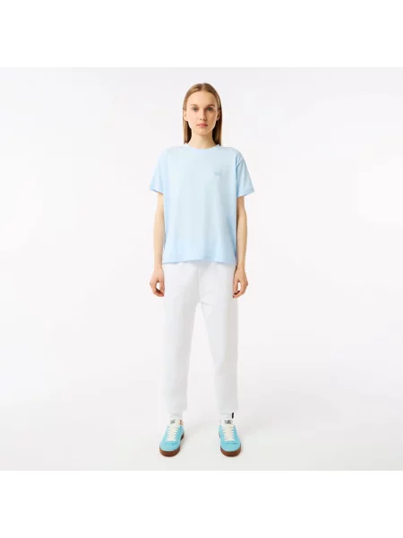 Lacoste joggery dresowe z dwuwarstwowej piki