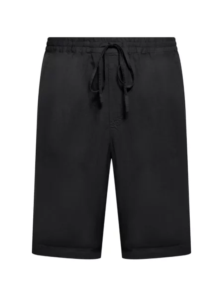 Pantaloni scurți 120% Lino de in cu cordon negru