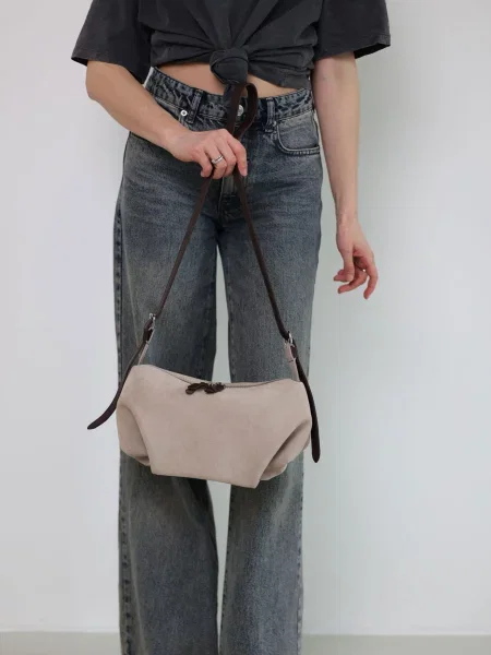 WeLassie Сумка shkrqna-zamsheva-zhnocha-sumka-sherr-bezhevij Замша бежевий