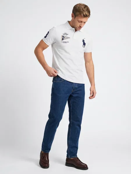 Tricou polo Polo Ralph Lauren bej