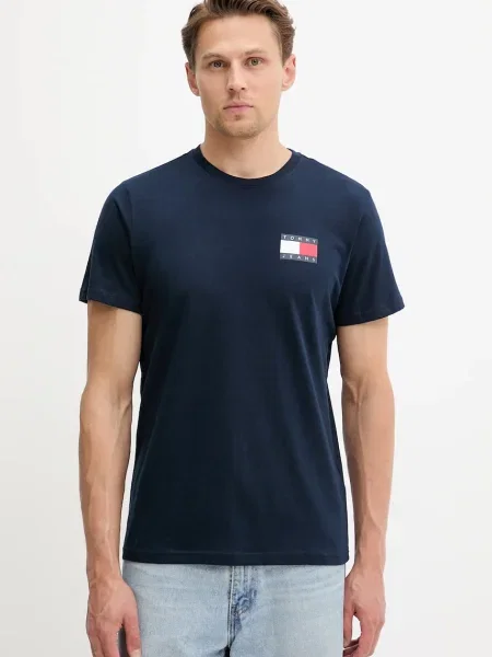Tommy Jeans t-shirt ανδρικό μπλε