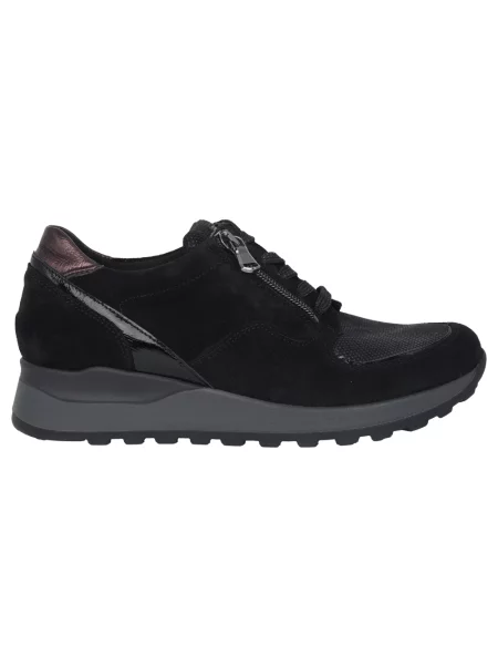Sneakersy Waldläufer zamszowe czarne