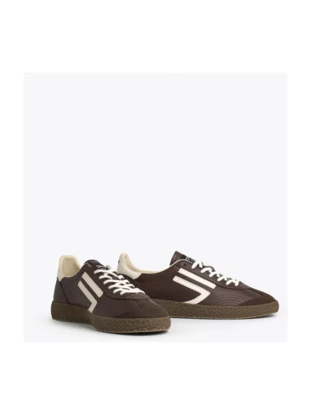 Sneakersy Puraai skórzane czerwone