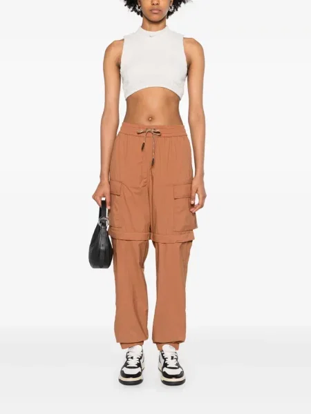 Pantaloni scurți Nike tricotate alergare cu broderie gri