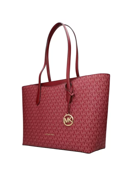 Geantă shopper Michael Kors cu imagine roșu