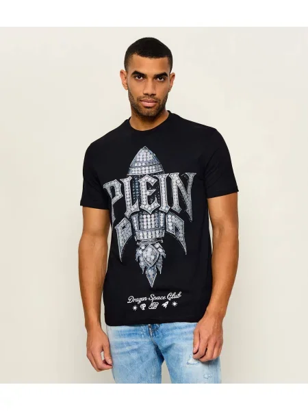 Philipp Plein Tricou Rocket Stones negru