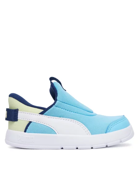 Sneakersy Puma Courtflex v3 Sliptech Inf Světle modrá