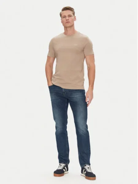 Tričko Joop! Jeans hnědé