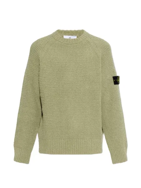 Pulover Stone Island cu strasuri verde