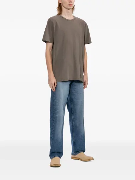 Tricou A.p.c. cu decolteu rotund gri