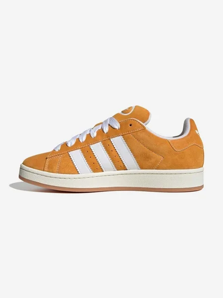 Замшеві кросівки adidas Originals Campus жовтий