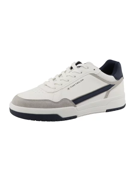 Sneakerși Tom Tailor alb