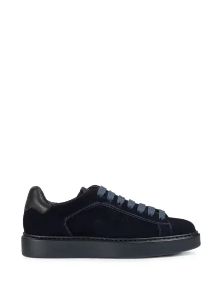 Sneakerși Doucal's din piele de căprioară albastru