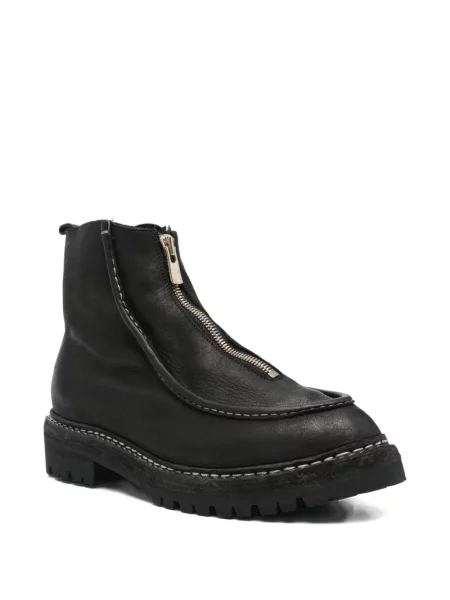 Botine Guidi din piele negru
