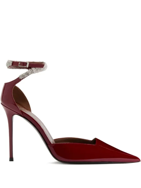Pantofi cu toc Giuseppe Zanotti de cristal roșu
