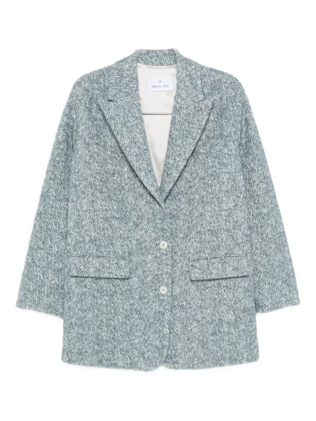 Kurtka Manuel Ritz tweedowa niebieska