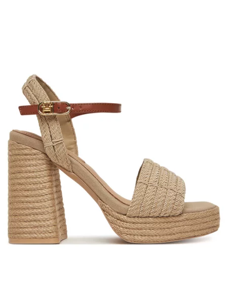 Espadryle Tommy Hilfiger beżowe