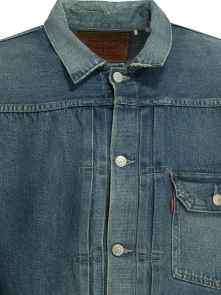 Blugi Levi's® cu autograf cu buzunare aplicate alb