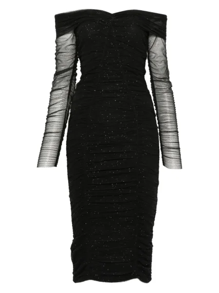 Rochie mini Nissa cu paiete de costum negru