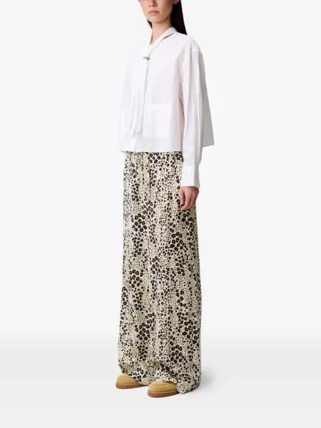 Koszula Claudie Pierlot z kokardką biała