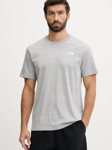 The North Face tricou Simple Dome gri