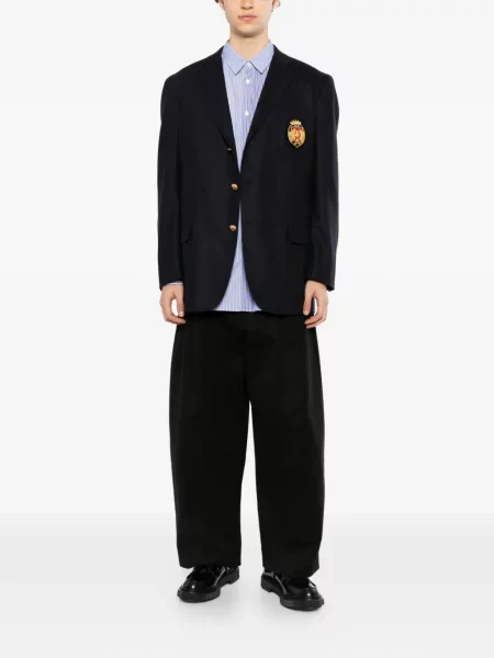 Sacou Junya Watanabe Man cu broderie albastru