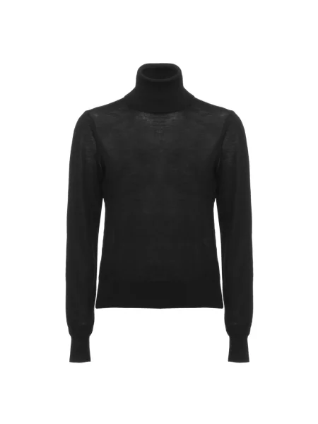 Sweter z golfem Ralph Lauren wełniany czarny
