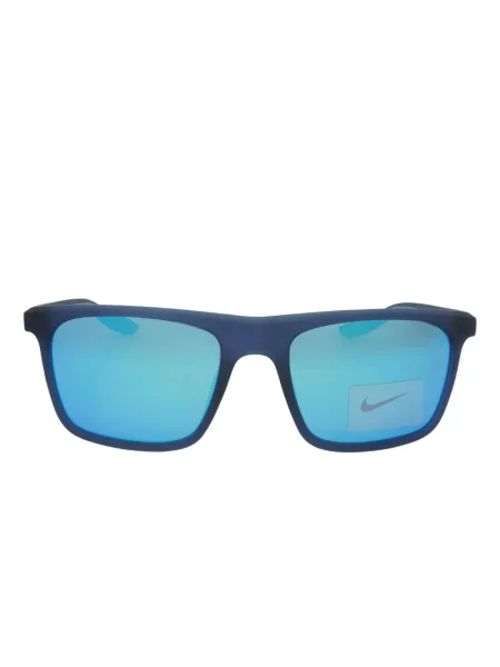 Ochelari de soare Nike cu cordon din jerseu cu imprimeu abstract gri