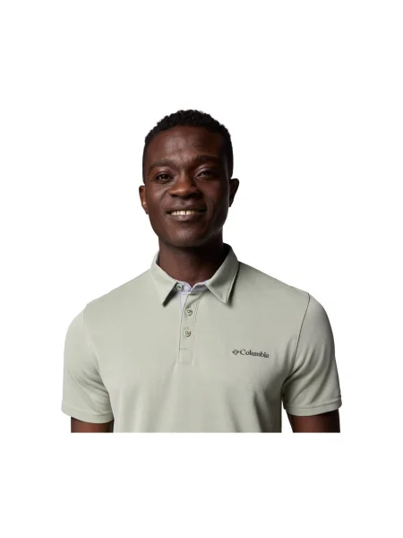 Tricou polo Columbia verde