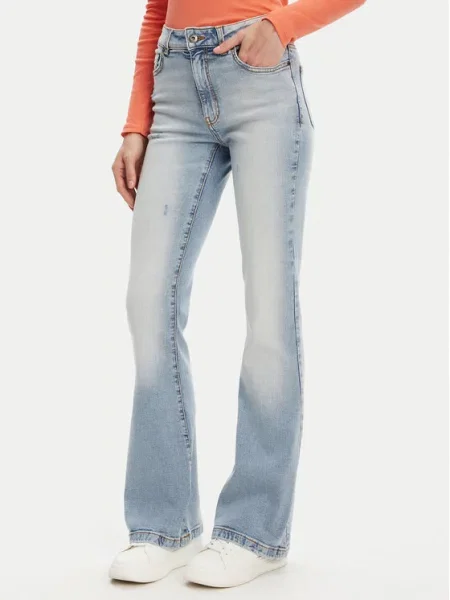 Jeans hlače United Colors Of Benetton modra