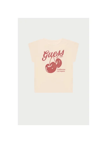 Guess Póló Regular Fit rózsaszín