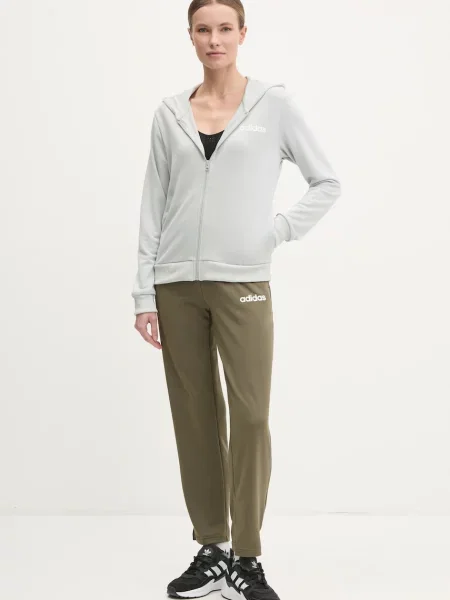 Анцуг adidas LINEAR TS дамски сиво