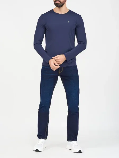 Лонгслив Guess синий