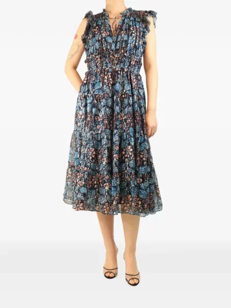 Rochie midi Ulla Johnson albastru