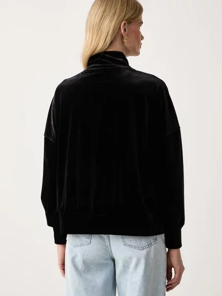 Armani Exchange кофта велюрова