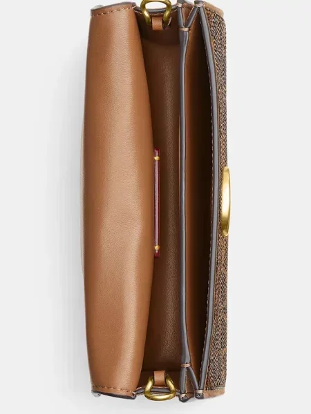 Кожаная сумка через плечо Coach