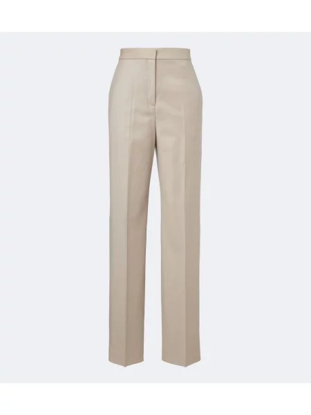 Pantaloni Agnona de lână bej