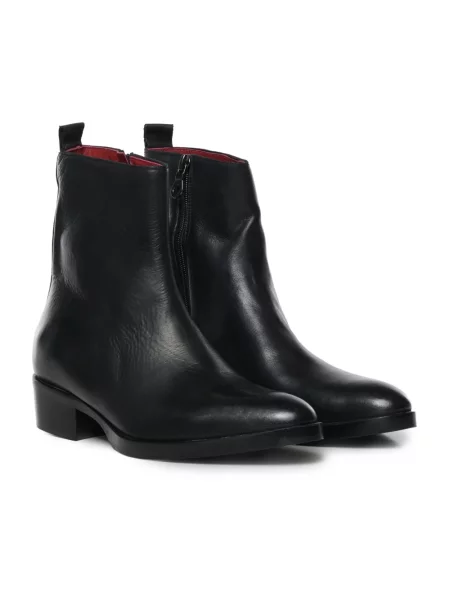 Buty do kostki Giuliano Galiano skórzane czarne