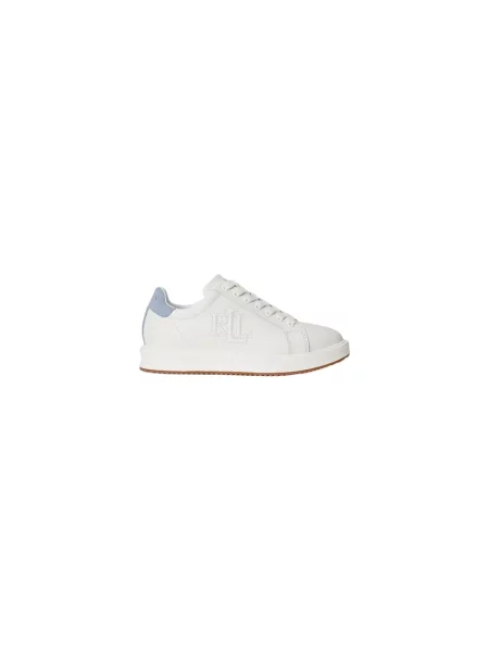 Sneakersy Ralph Lauren skórzane białe