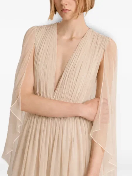 Maxi šaty Alberta Ferretti biela
