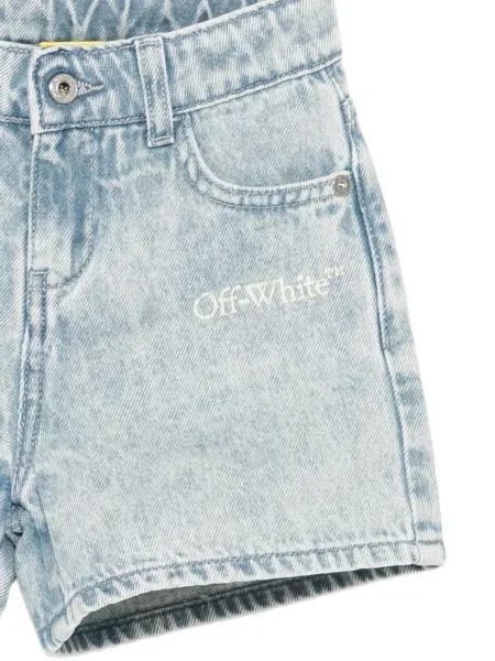 Szorty jeansowe dziecięce Off-white białe