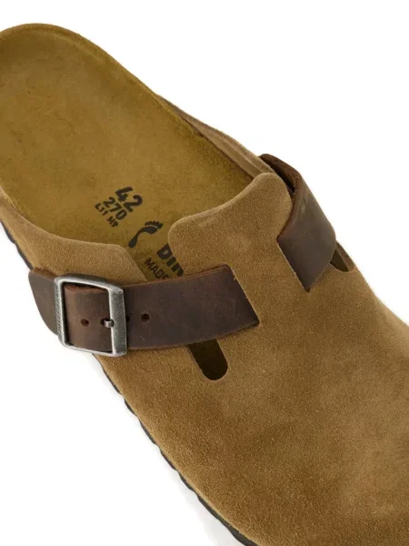 Papuci tip mules Birkenstock maro