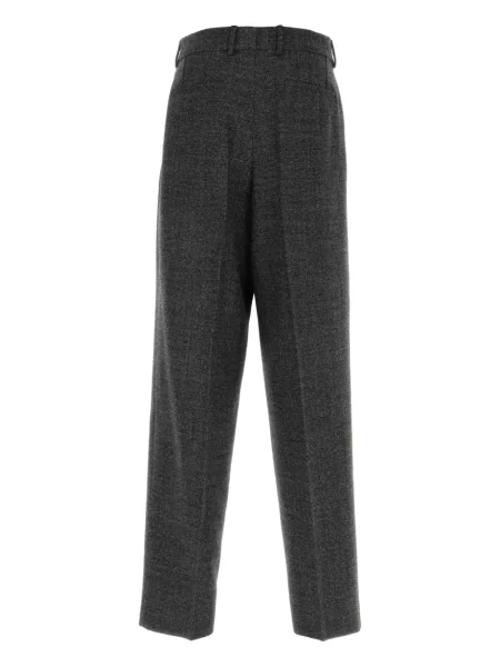 Pantaloni Dolce & Gabbana de lână negru