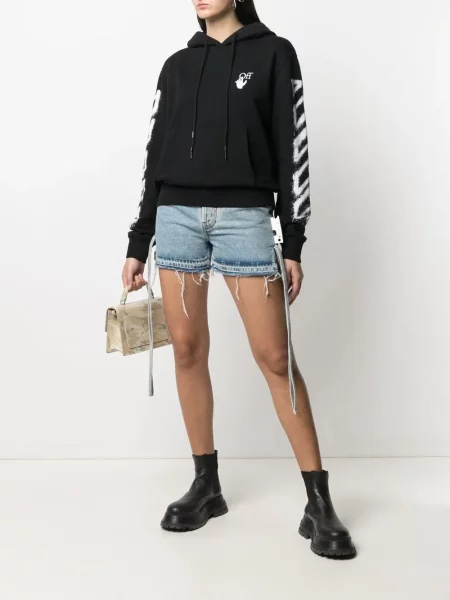 Τζιν σορτς Off-white λευκό