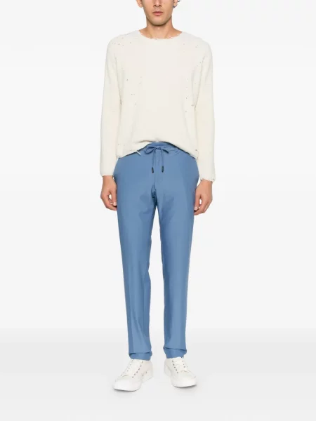 Pantaloni Karl Lagerfeld albastru