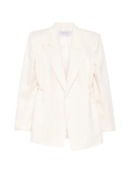 Sacou Gabriela Hearst cu rever cu cordon alb