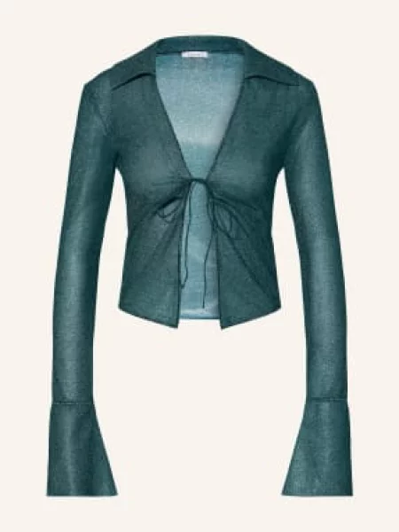 Oséree Bluzka Lumière Z Brokatową Przędzą blau