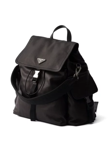 Rucsac Prada din piele negru